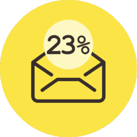 Inxmail Blogbeitrag-E-Mail Marketing Benchmark 2024 Erkenntnisse