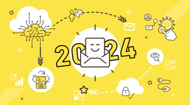 Ein Postfach, vier Trends: Mit diesen Themen punktest Du im E-Mail-Marketing 2024