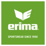 Logo von Erima, einem Hersteller von Sportbekleidung, bestehend aus einem weißen Adler auf grünem Hintergrund.